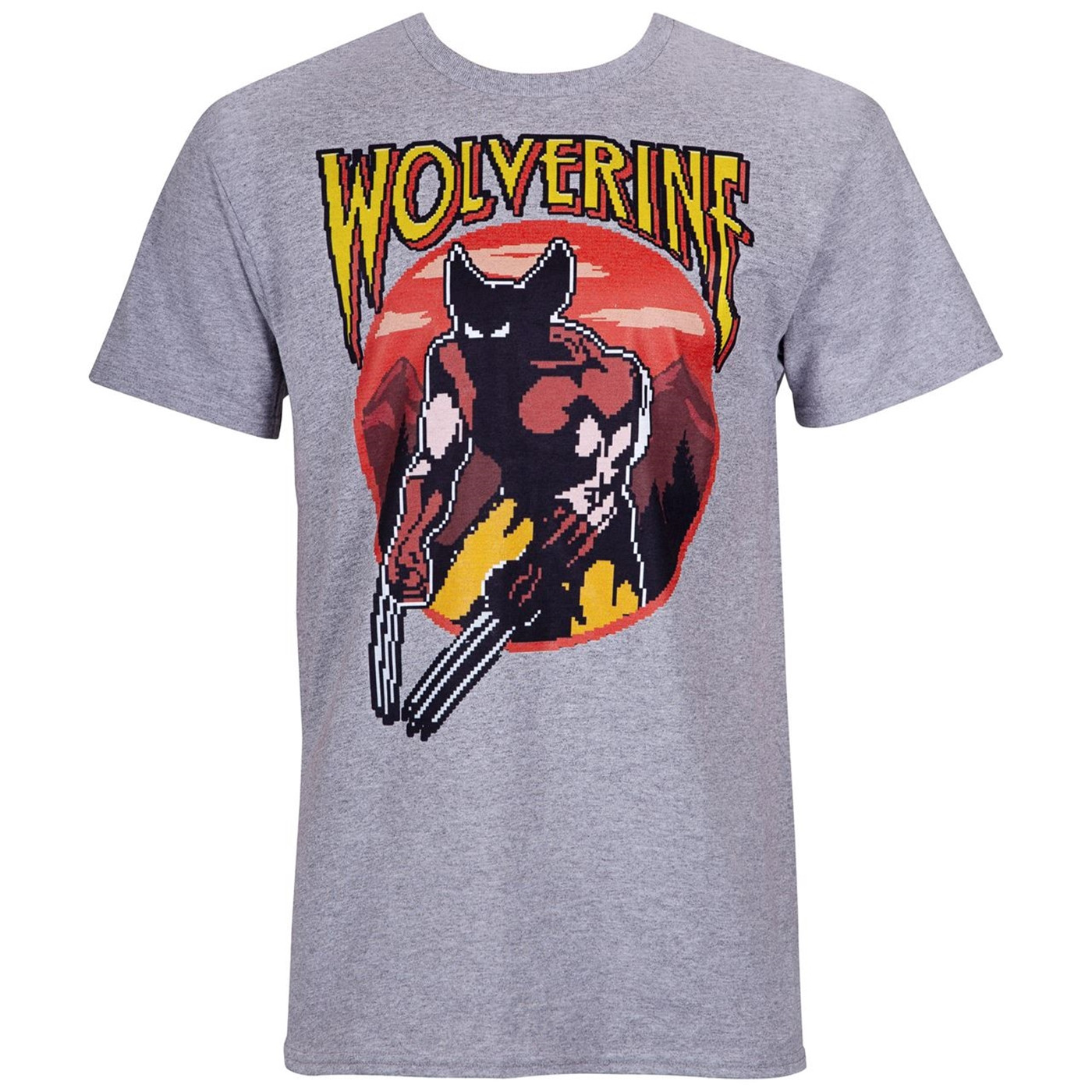 Wolverine Character Arcade Style Men's T-Shirt