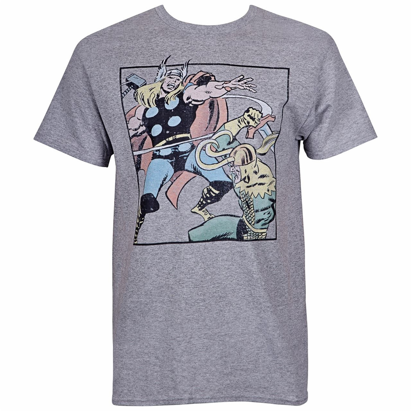 Thor Battling Loki Men's T-Shirt
