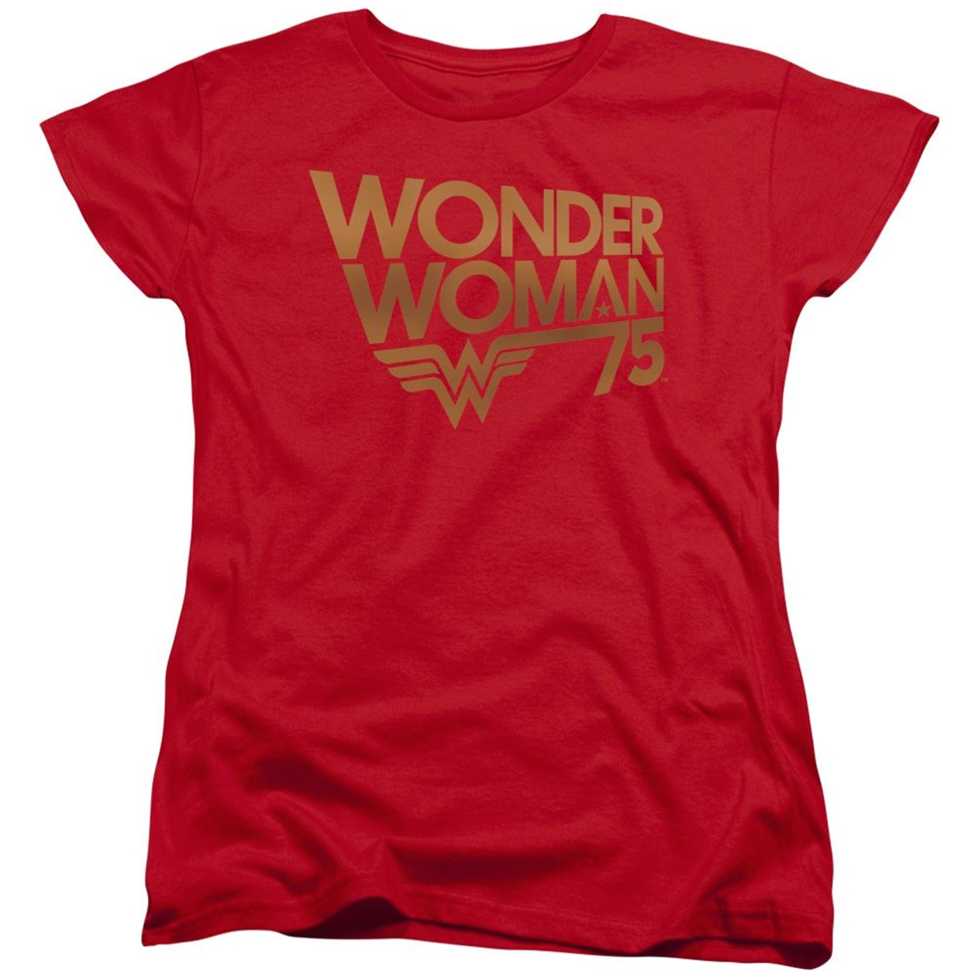 Wonder Woman 75 Red and Gold Women's T-Shirt