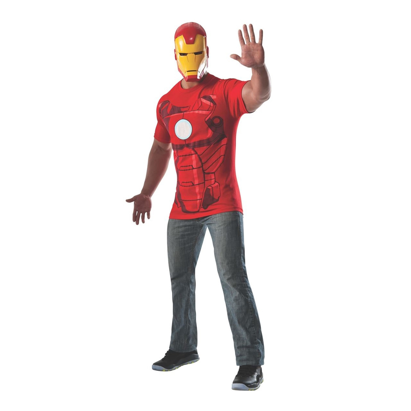 Iron Man Costume T-Shirt with Mask