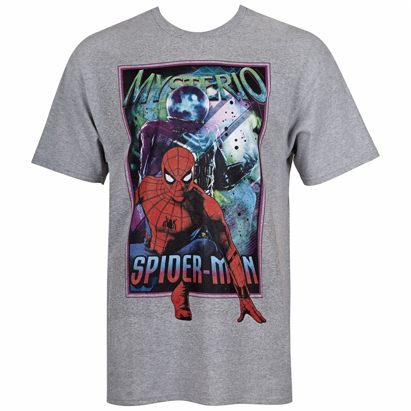 Spider-Man Far From Home Mysterio and Spider-Man Men's T-Shirt