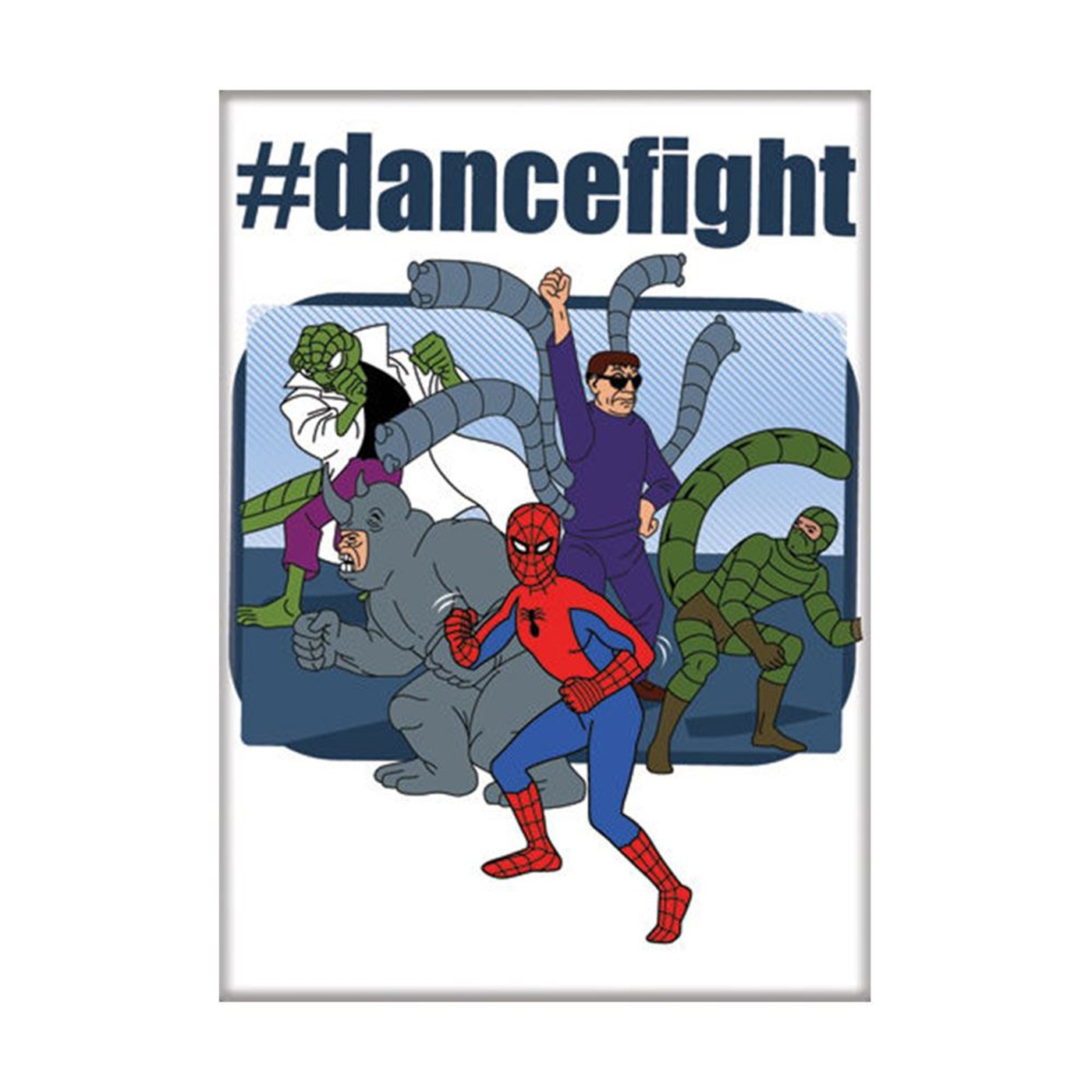 Cartoon Spider-Man Dance Fight Magnet