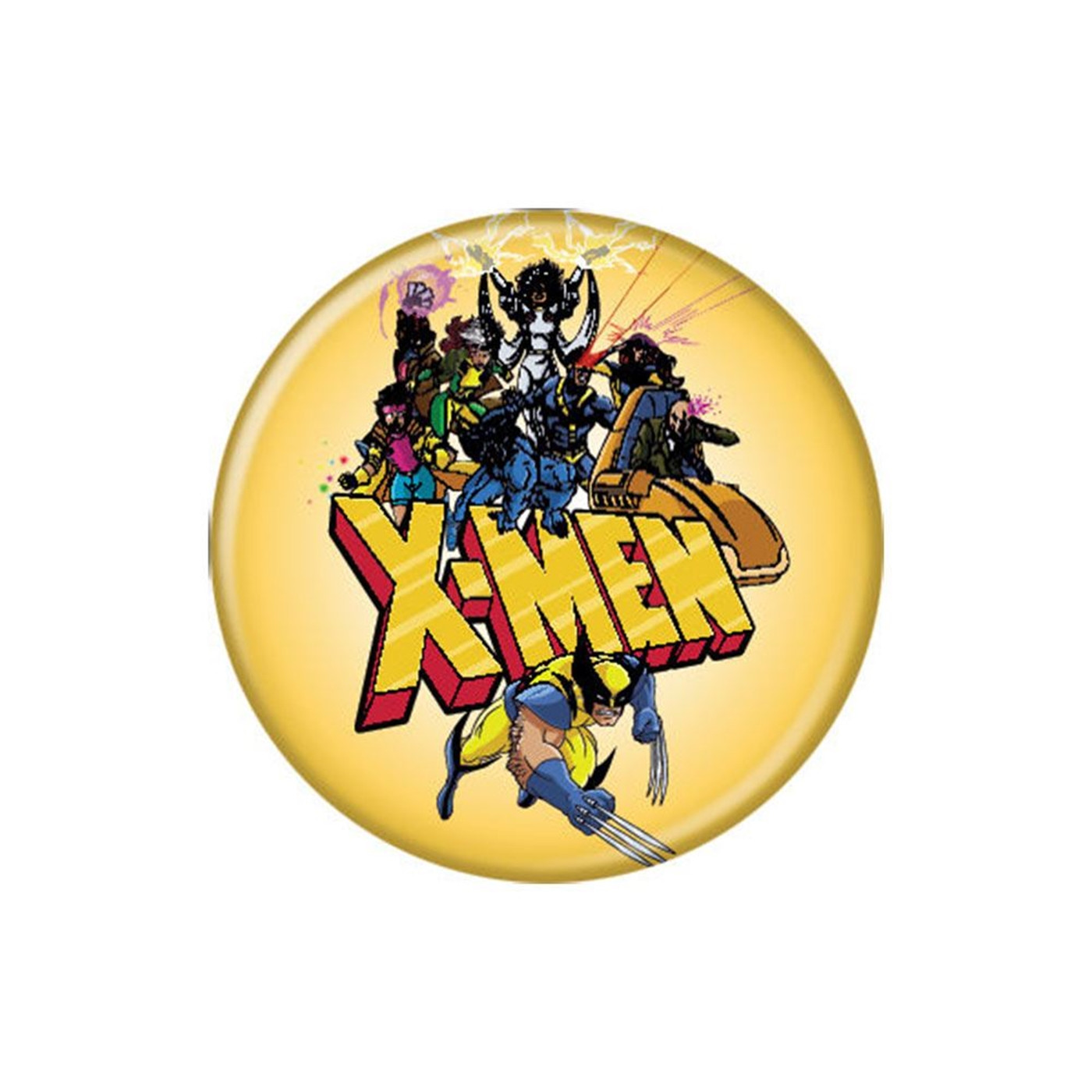 X-Men Cartoon Group Shot Button