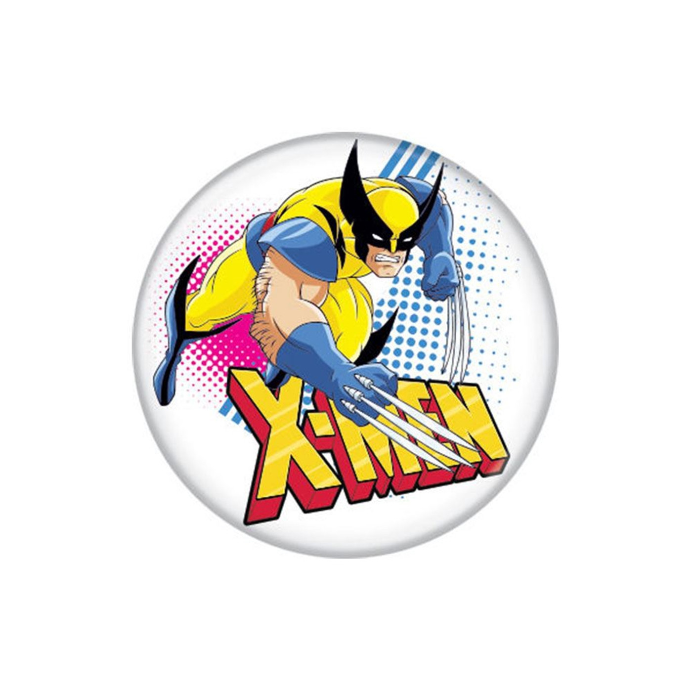 X-Men Cartoon Wolverine Button