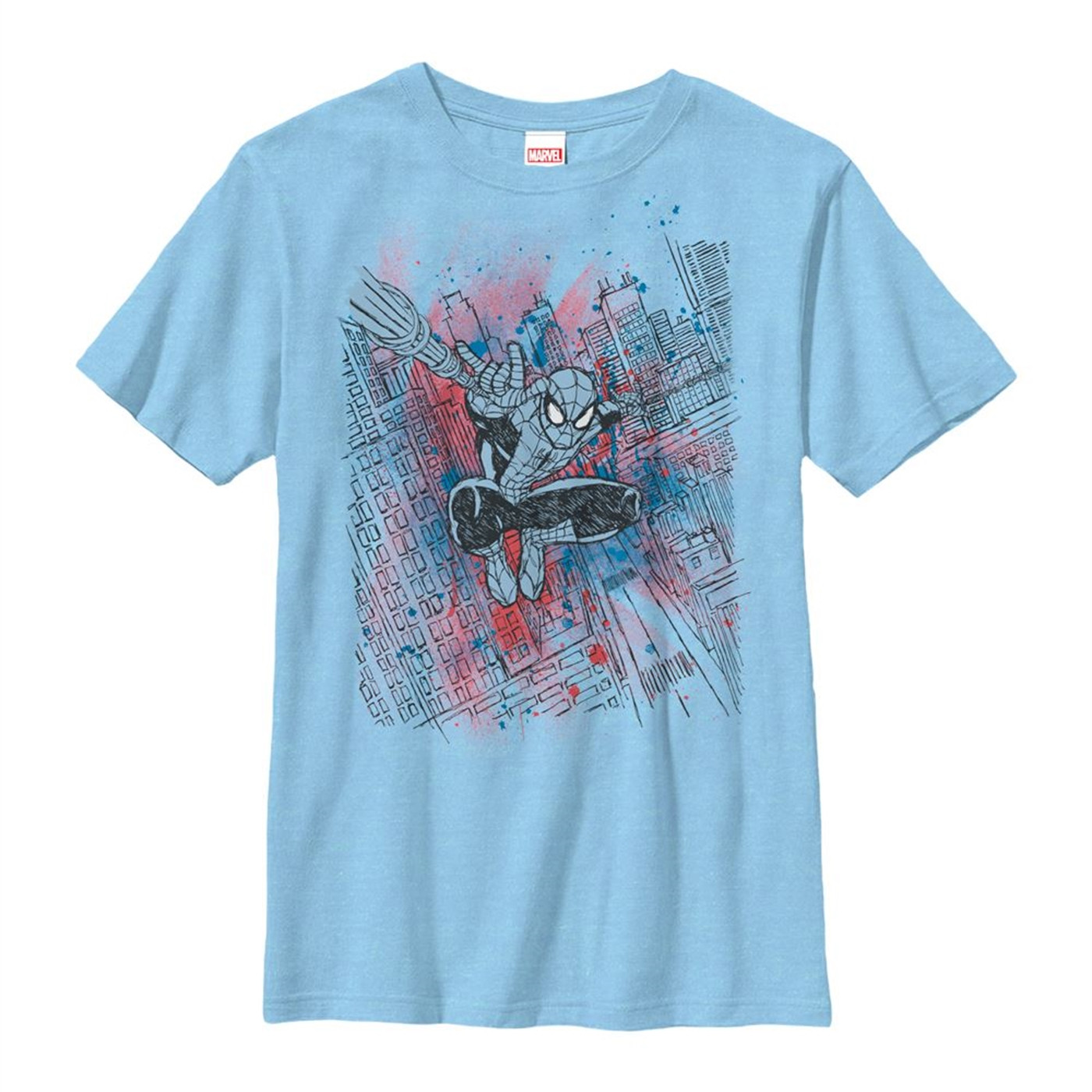 Spider-Man Sketched Out Youth T-Shirt