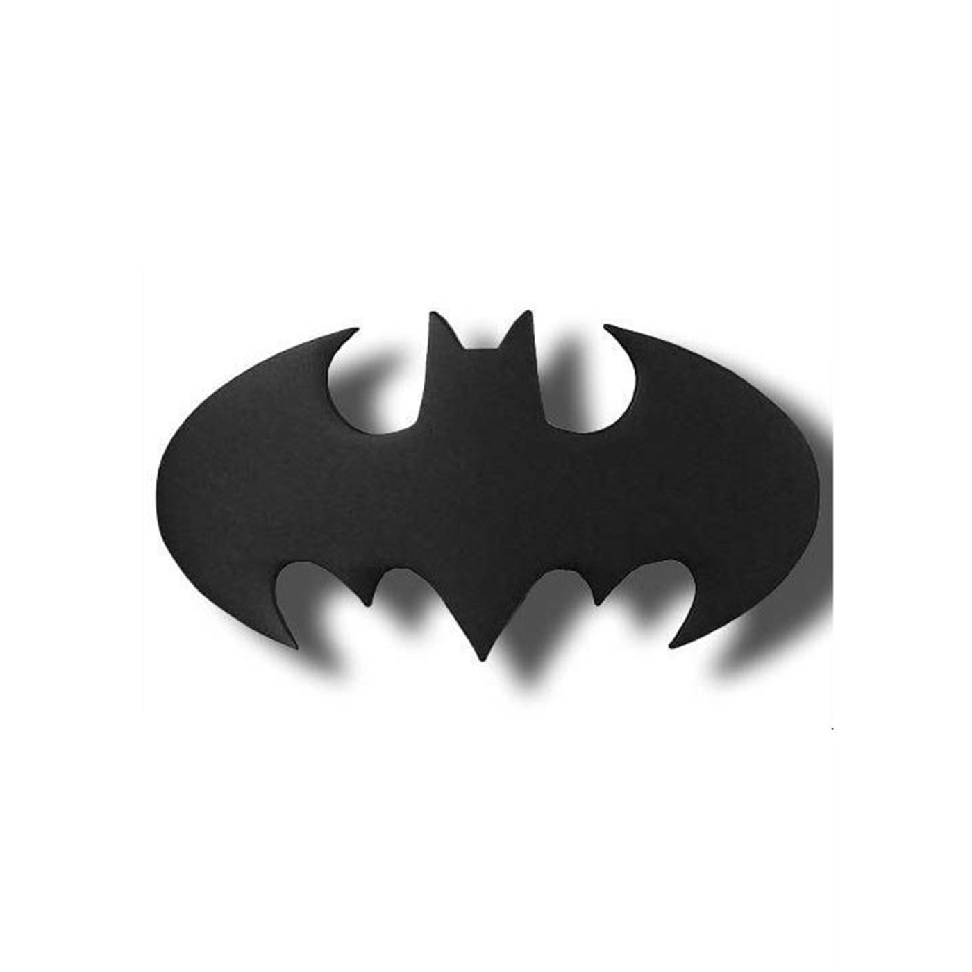 Batman Belt Buckle Flat Black Symbol