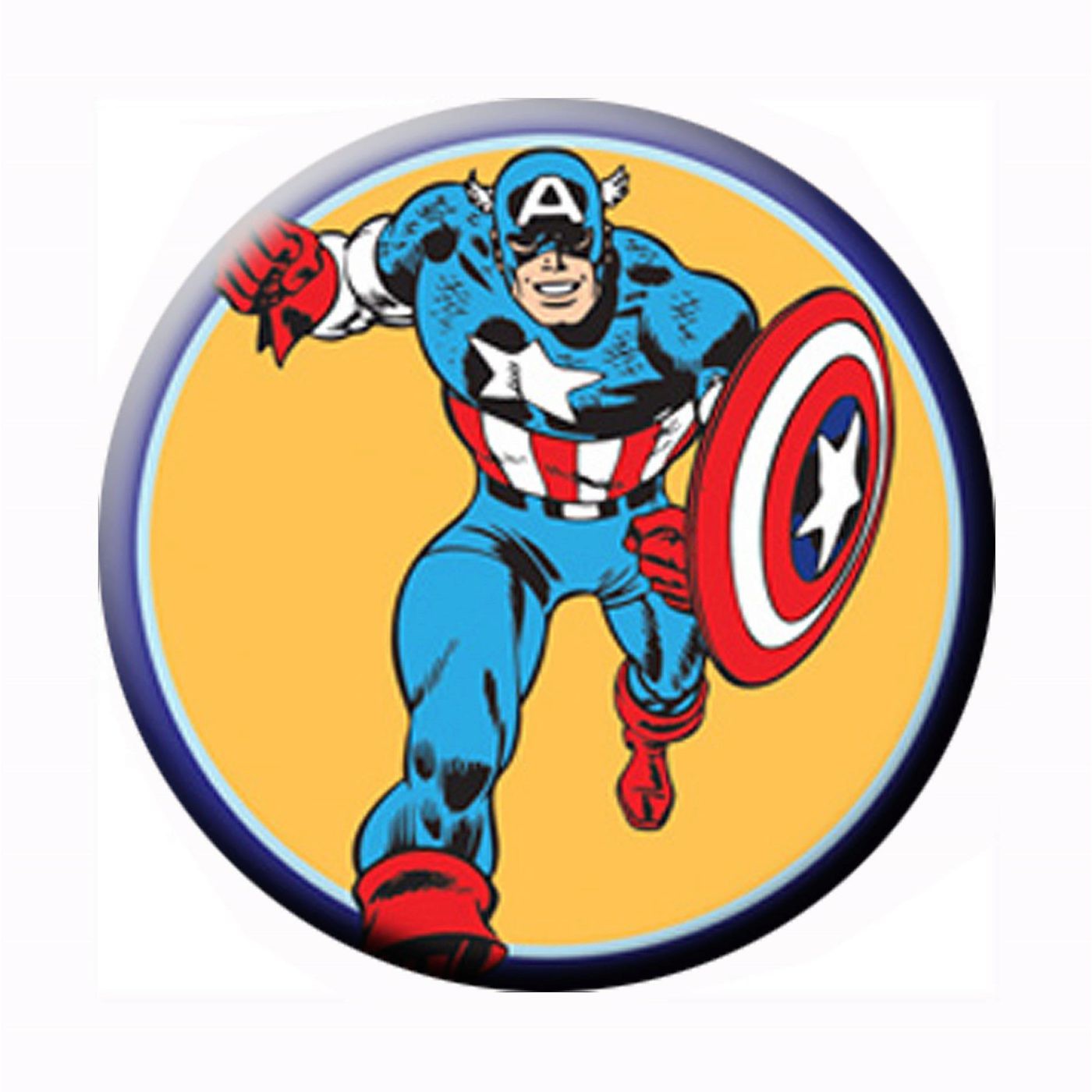 Captain America Retro Run Button