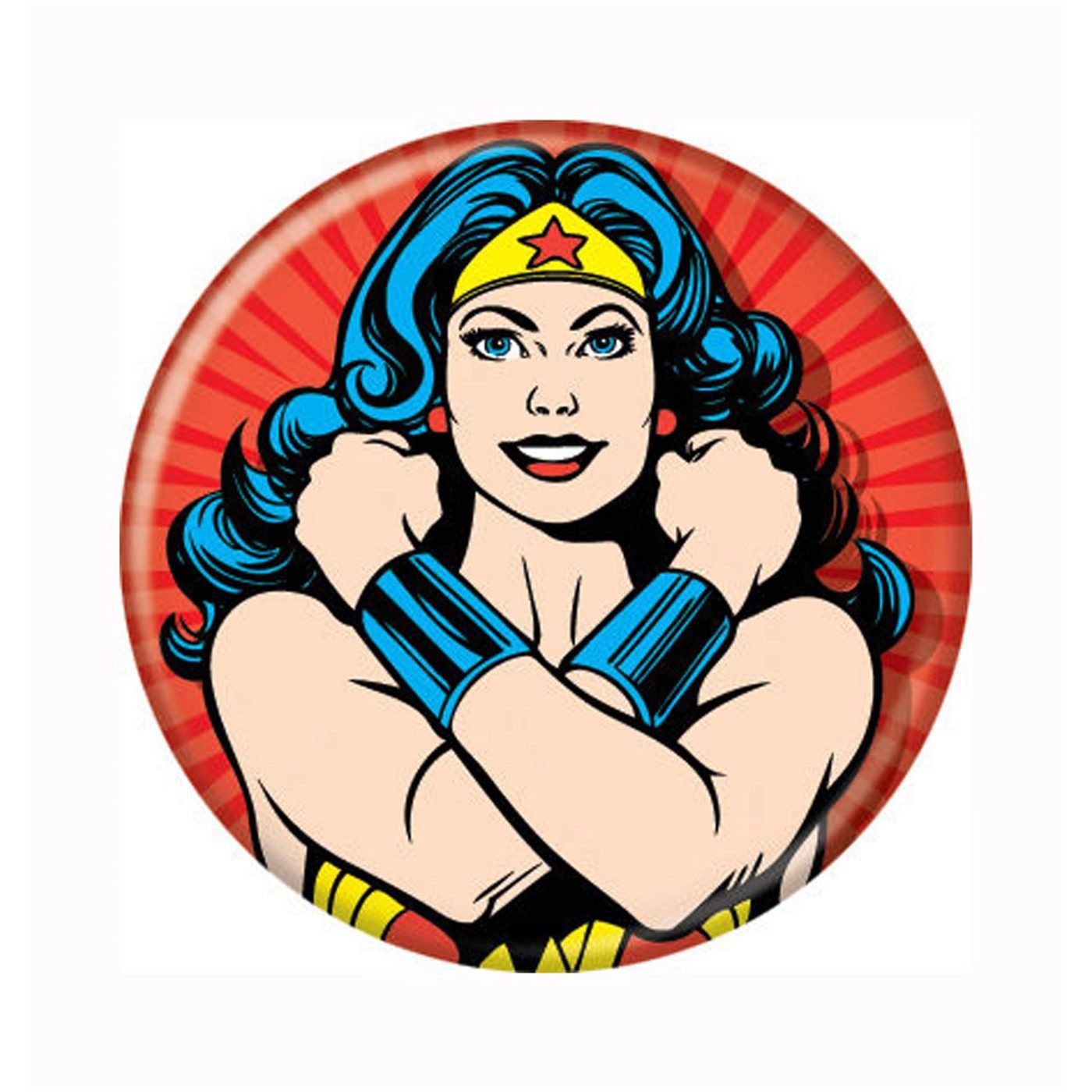 Wonder Woman Bracelets Crossed Button