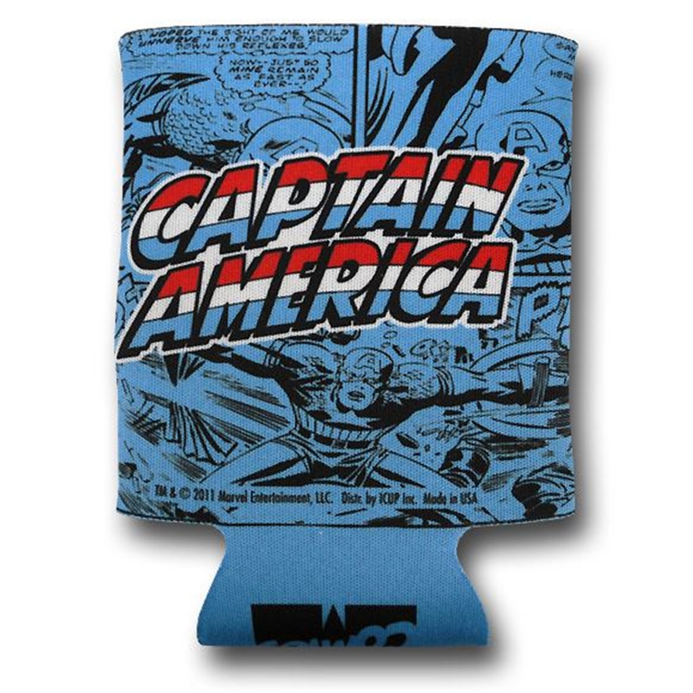 Captain America Retro Can and Bottle Cooler