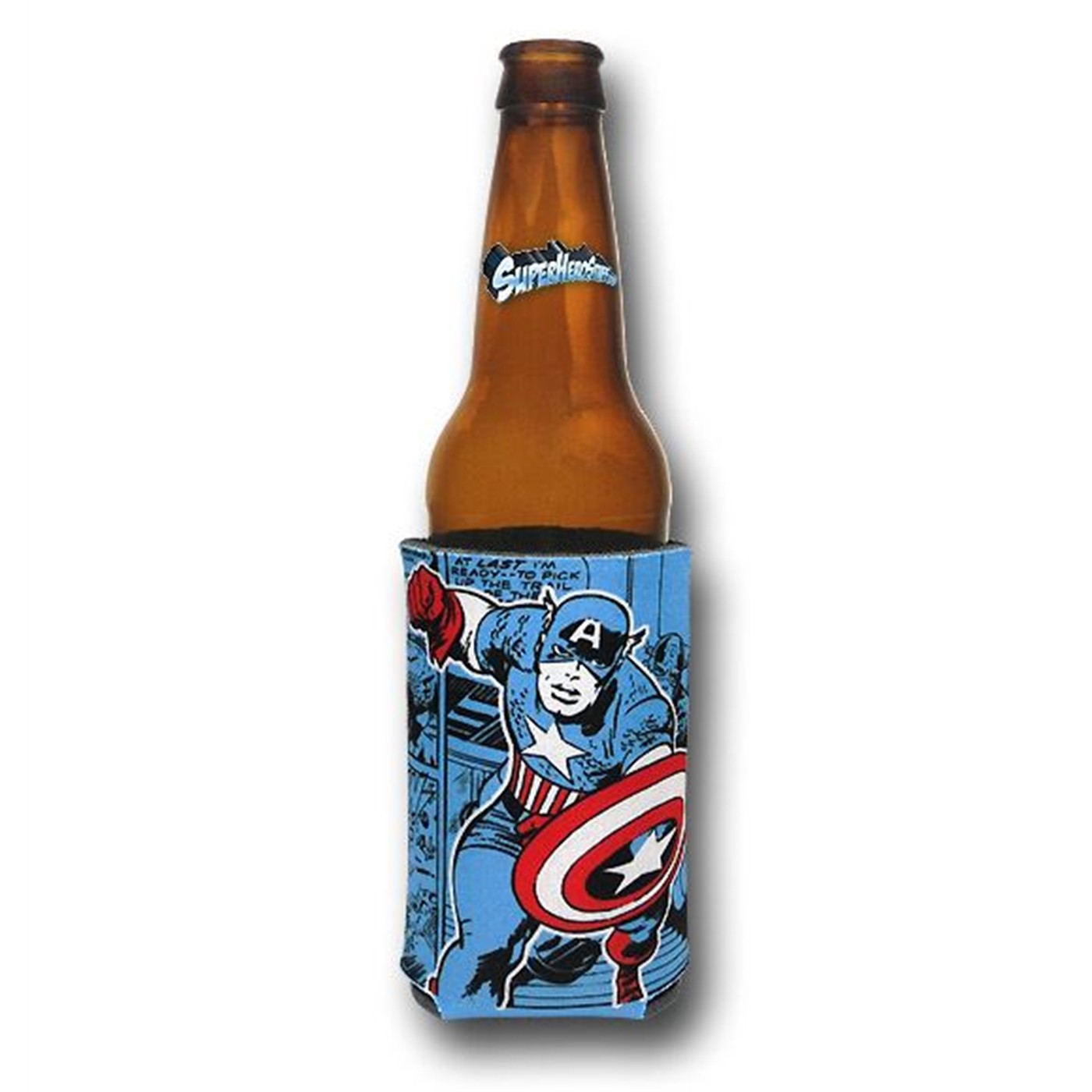 Captain America Retro Can and Bottle Cooler