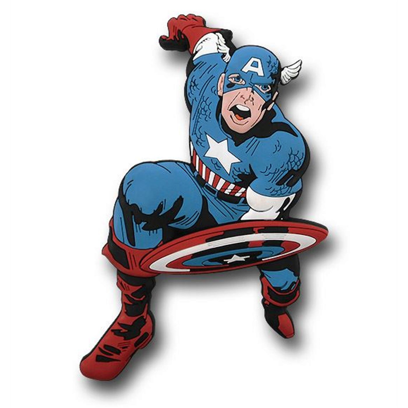 Captain America 3D Die Cut Rubber Magnet