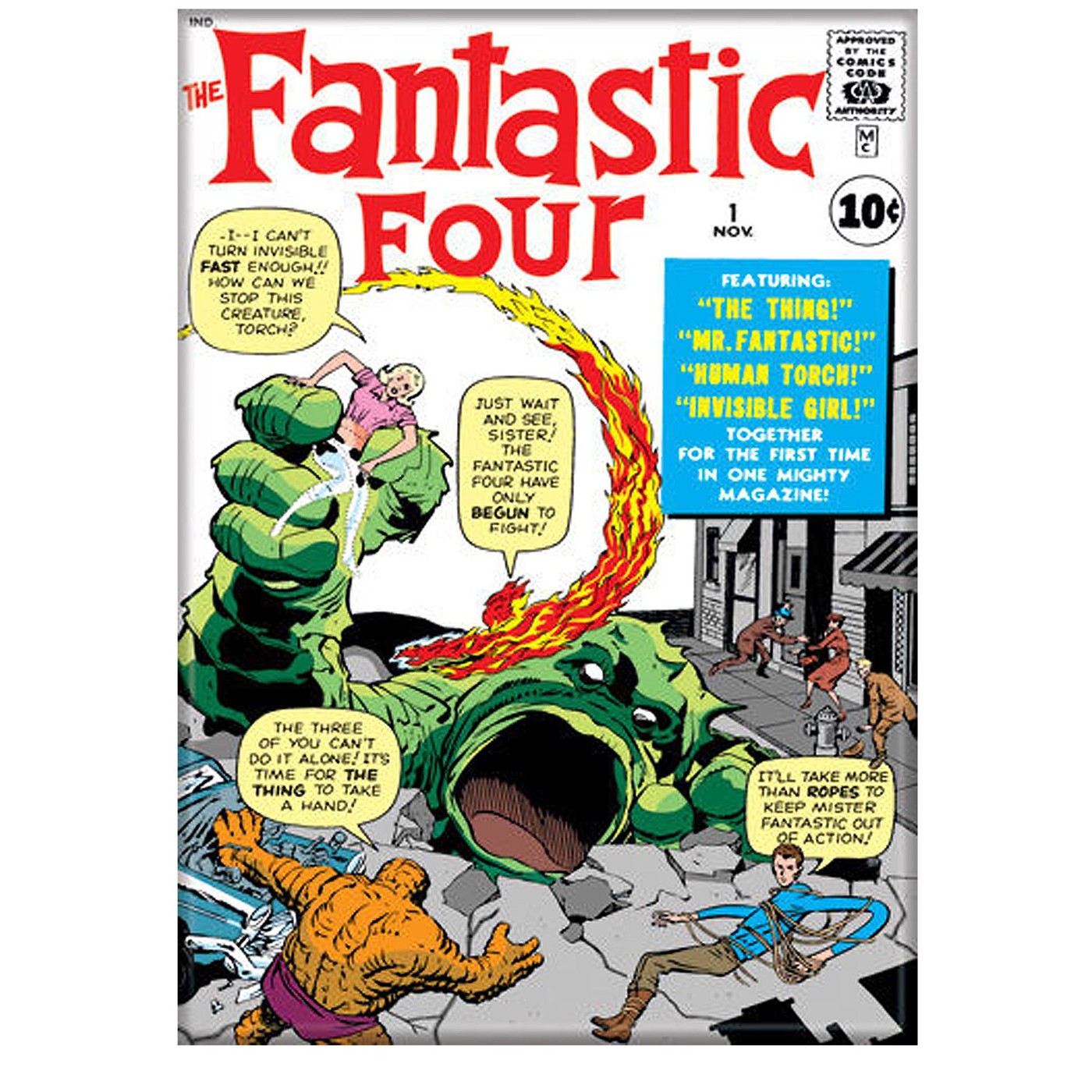 Fantastic Four #1 Comic Cover Magnet