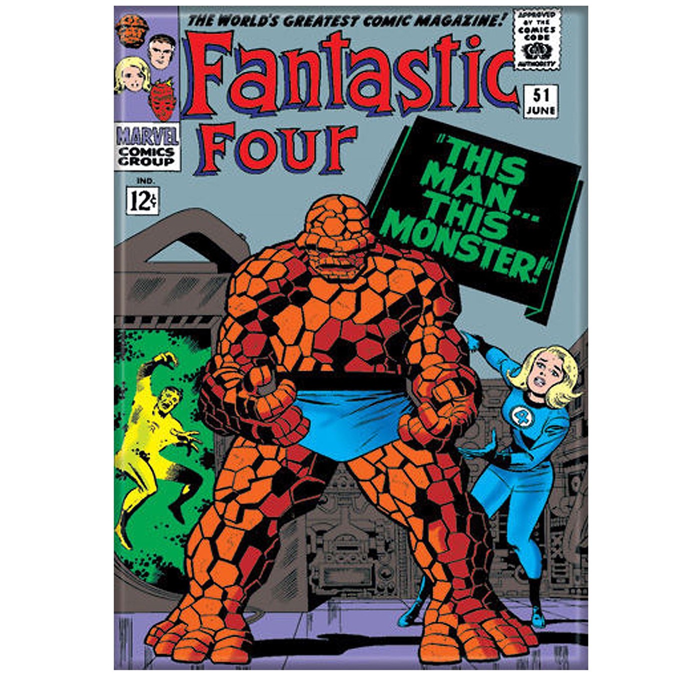 Fantastic Four Issue #51 Thing Cover Magnet