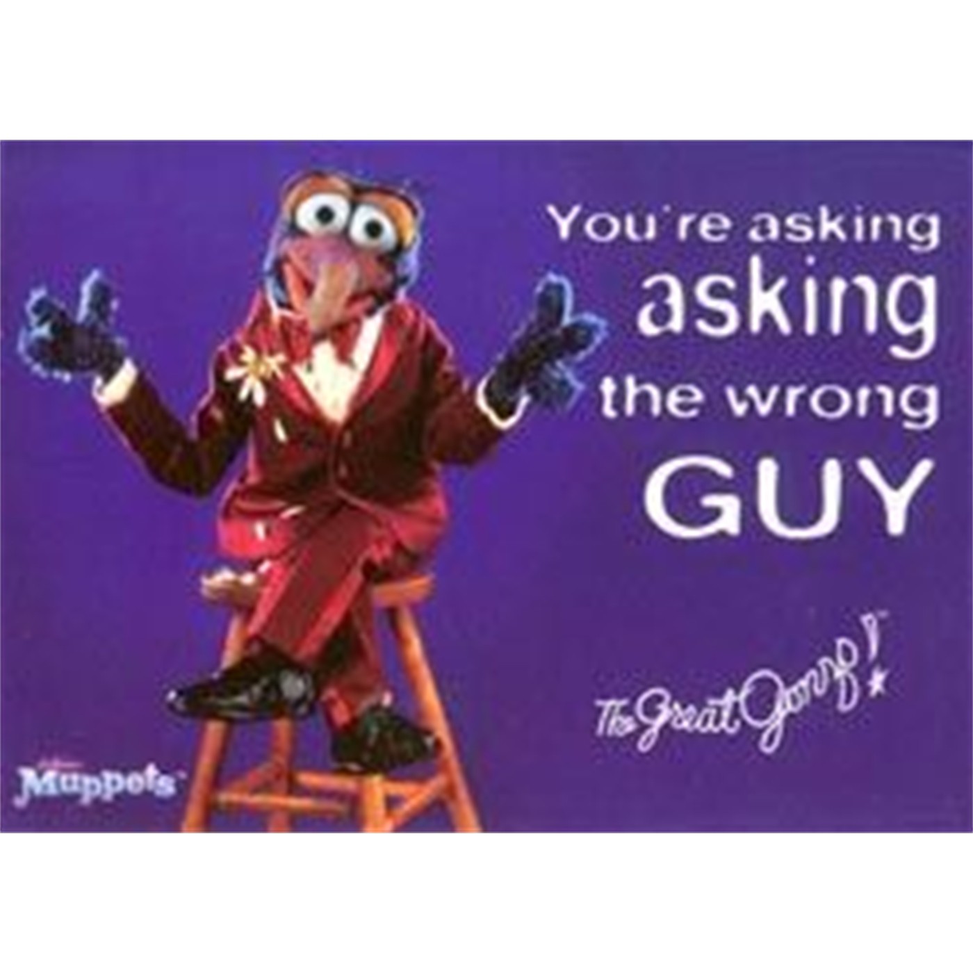 Muppets Magnet: Gonzo Wrong Guy