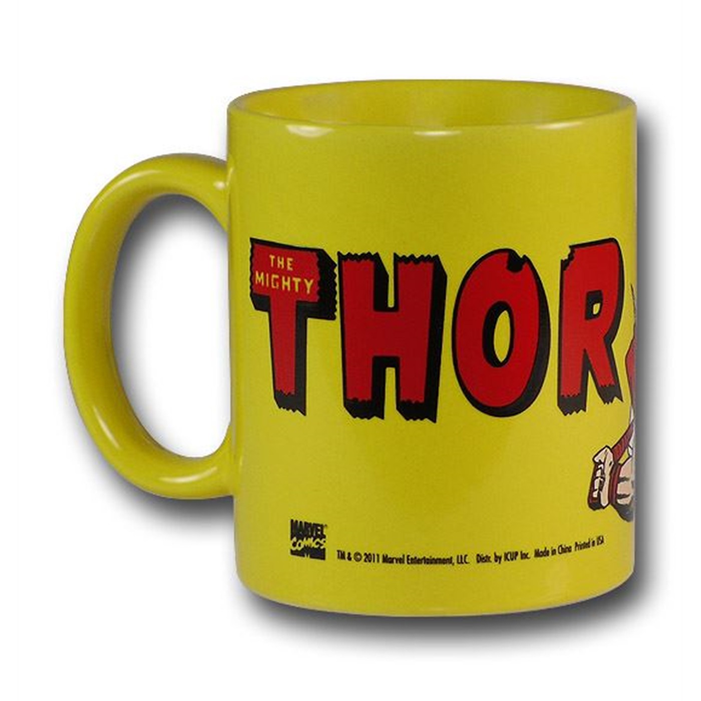 Thor Yellow Ceramic Mug Of Friggin' Power!