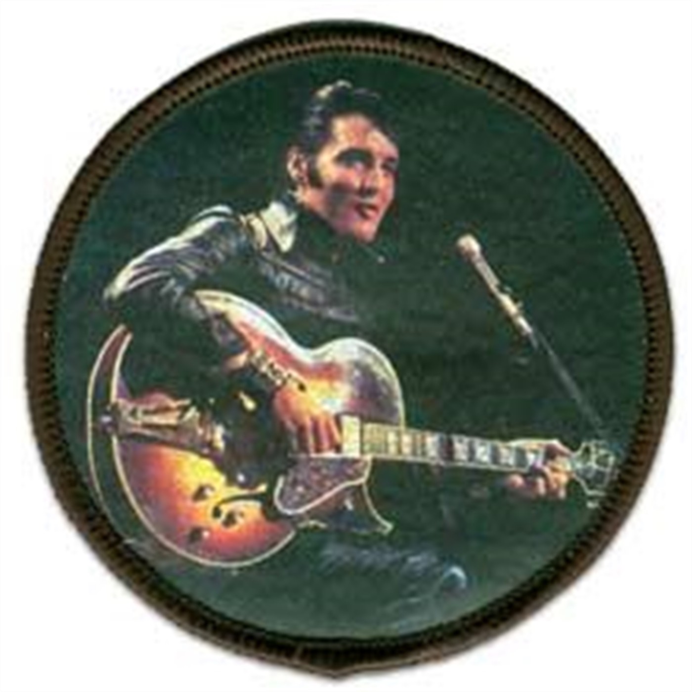 Elvis Patch: Holding Guitar