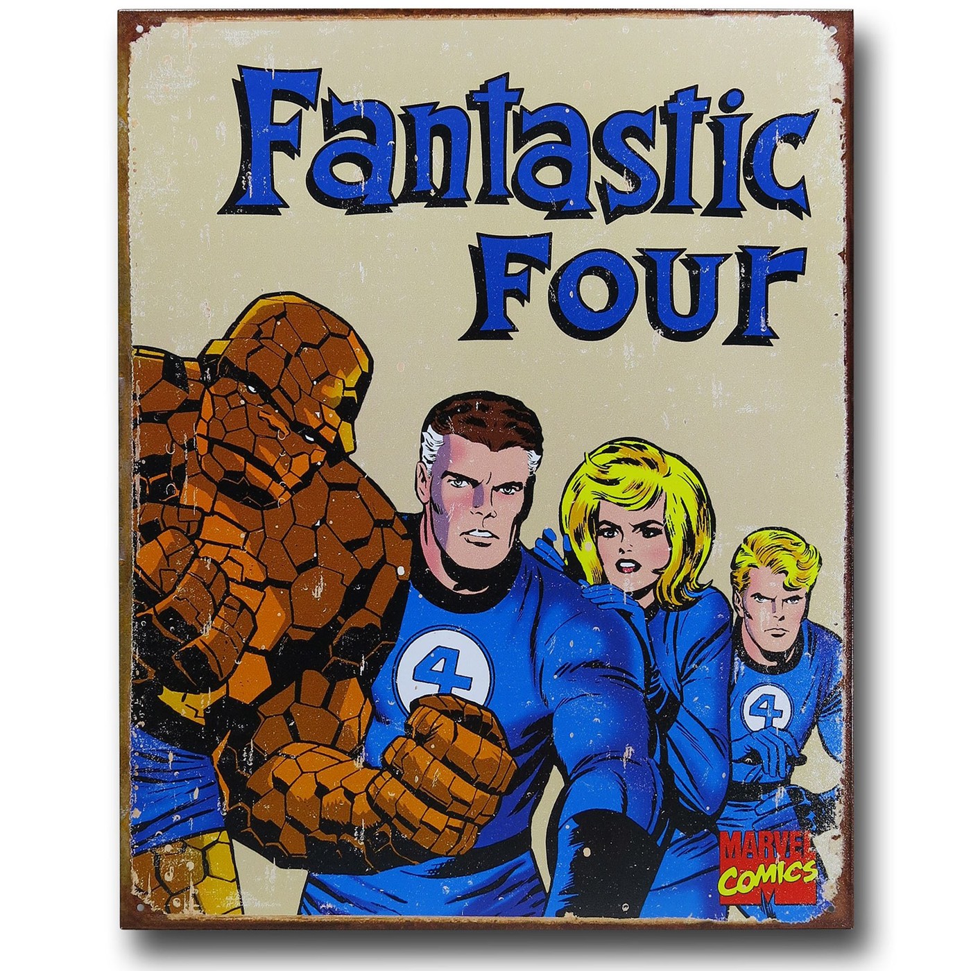 Fantastic Four Tin Poster Sign