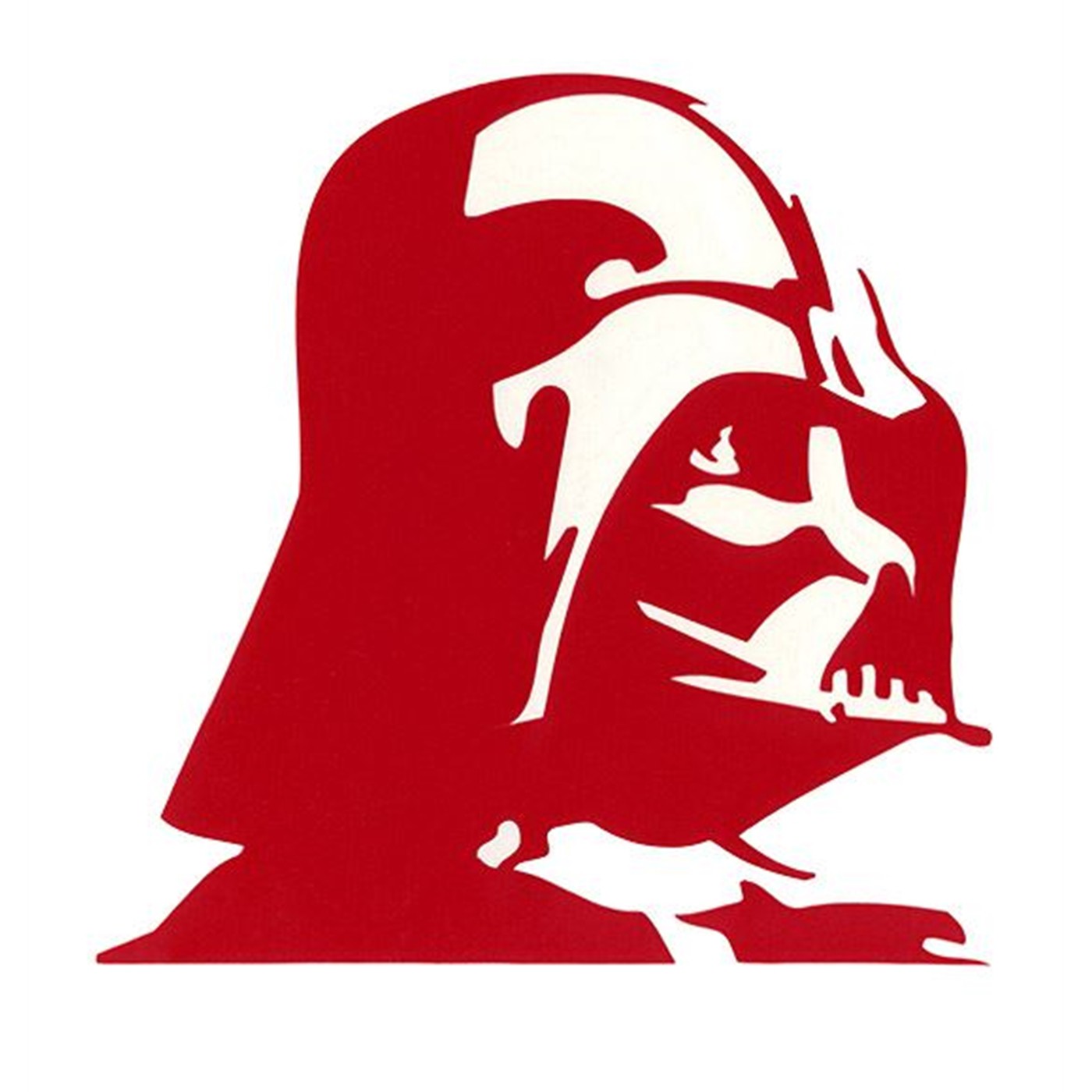 Star Wars Darth Vader Sticker- Red
