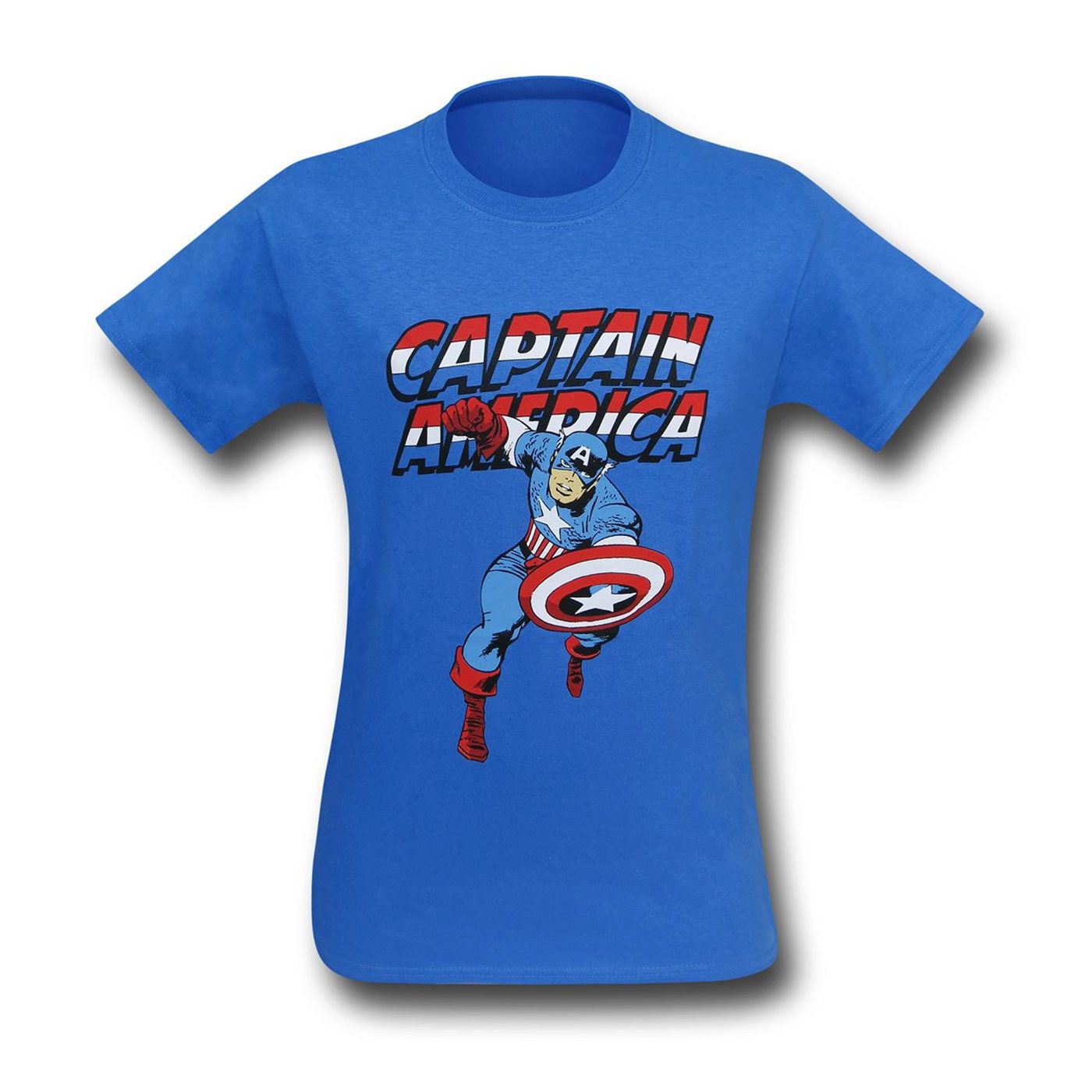 Captain America Jack Kirby Running T-Shirt