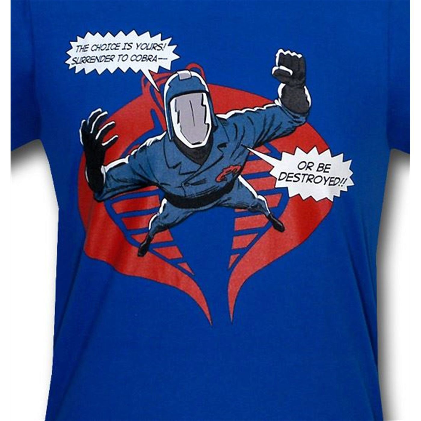 Cobra Commander "Surrender" 30 Single T-Shirt