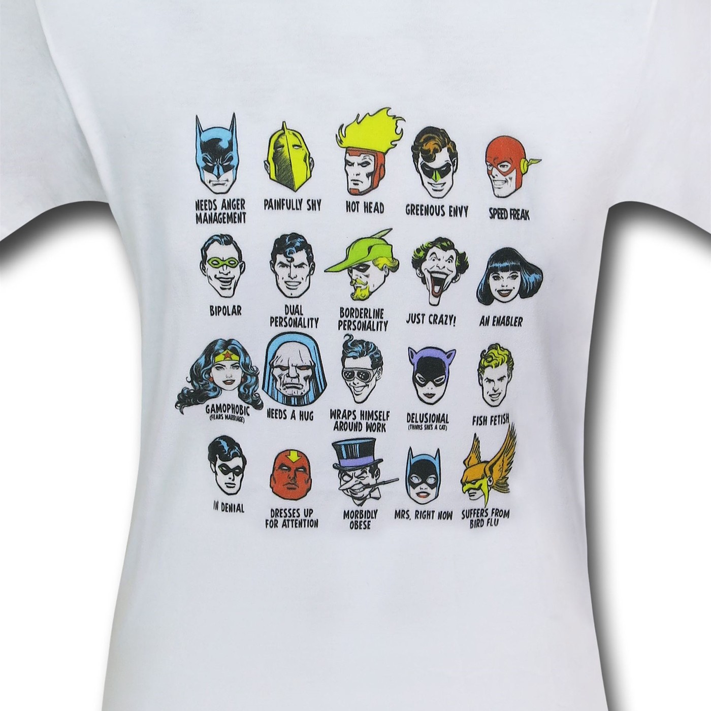 DC Character Heads Kids T-Shirt