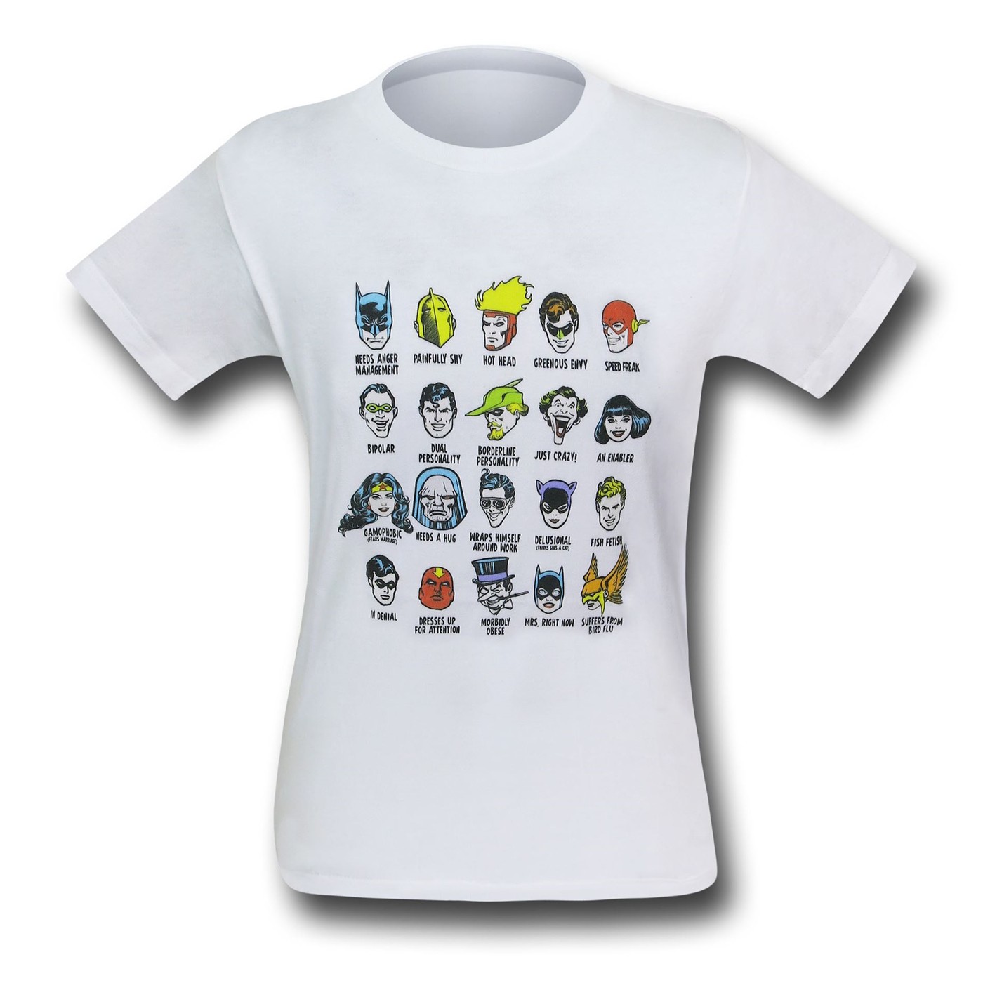 DC Character Heads Kids T-Shirt