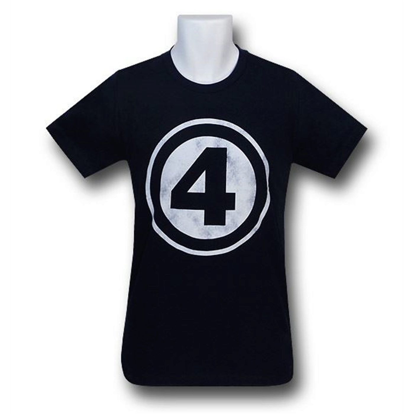 Fantastic Four Distressed Symbol 30 Single T-Shirt
