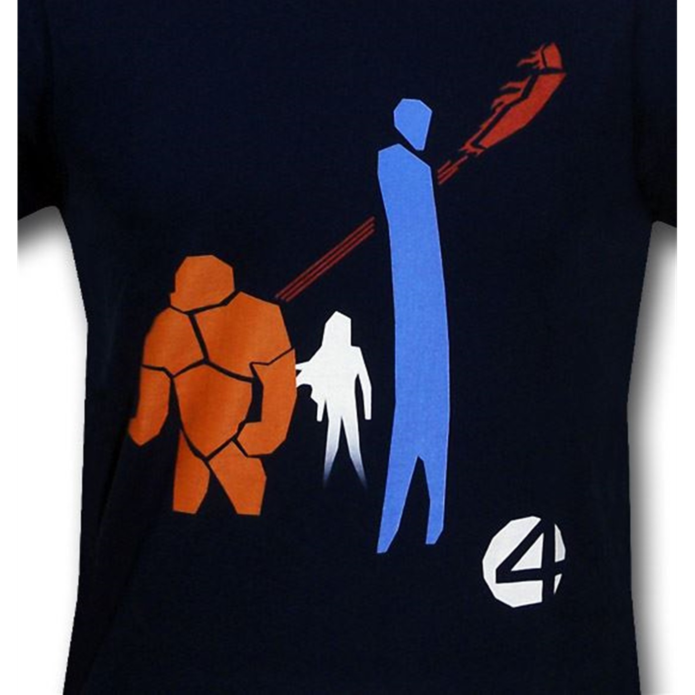 Fantastic Four Minimalist Group 30 Single T-Shirt