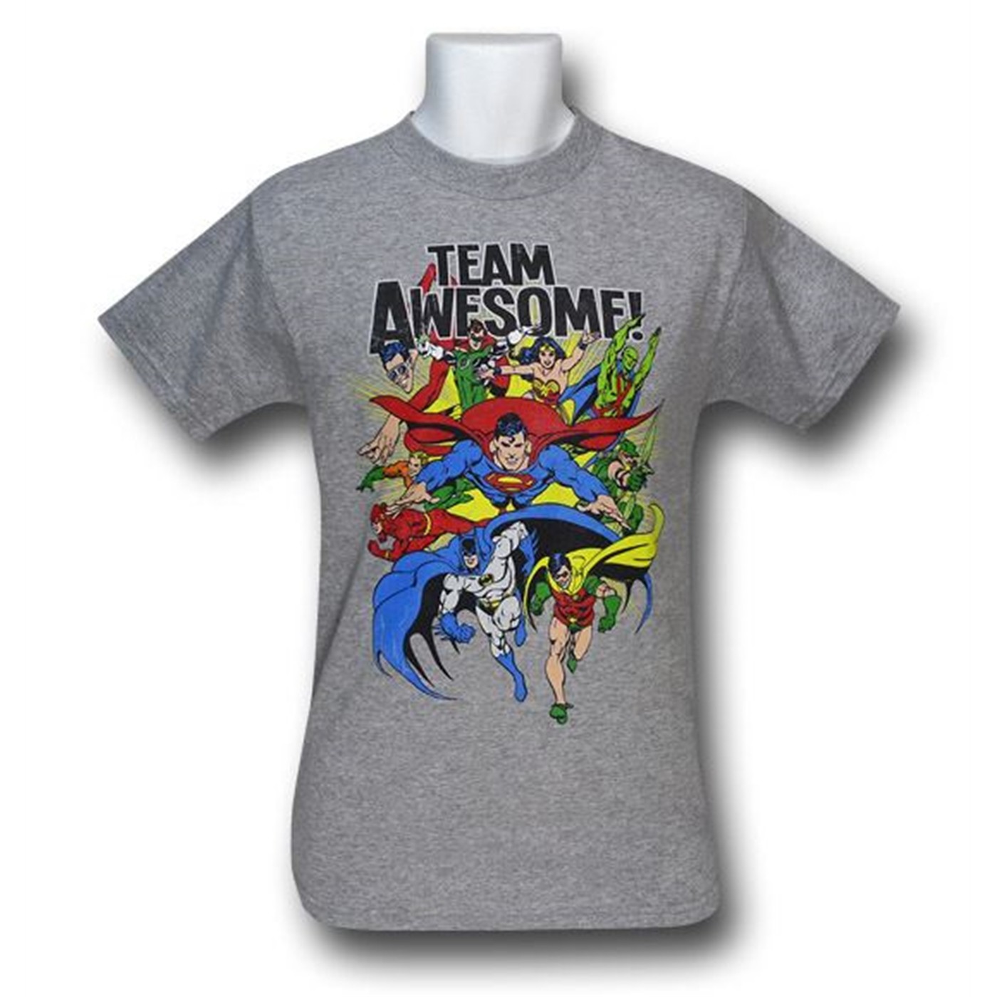 Jla Team Power Premium Adult Slim Fit T-Shirt