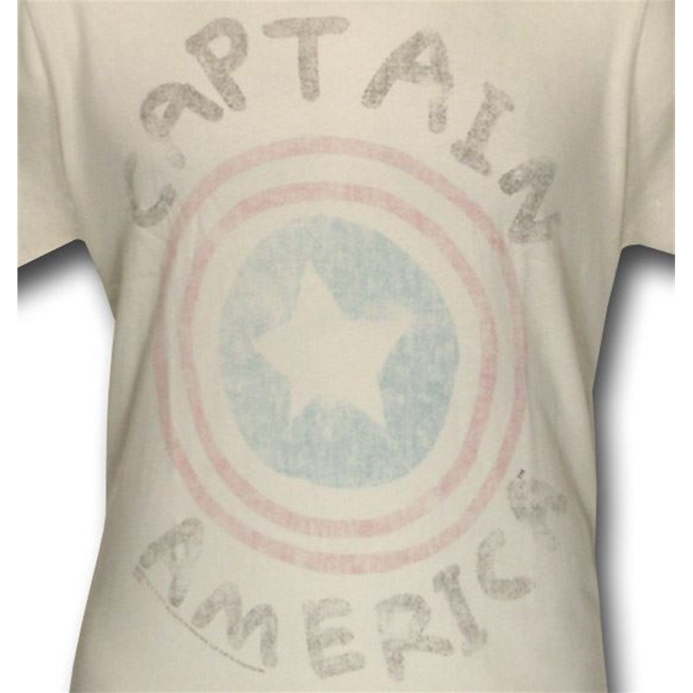 Captain America Chalk Drawn Junk Food T-Shirt