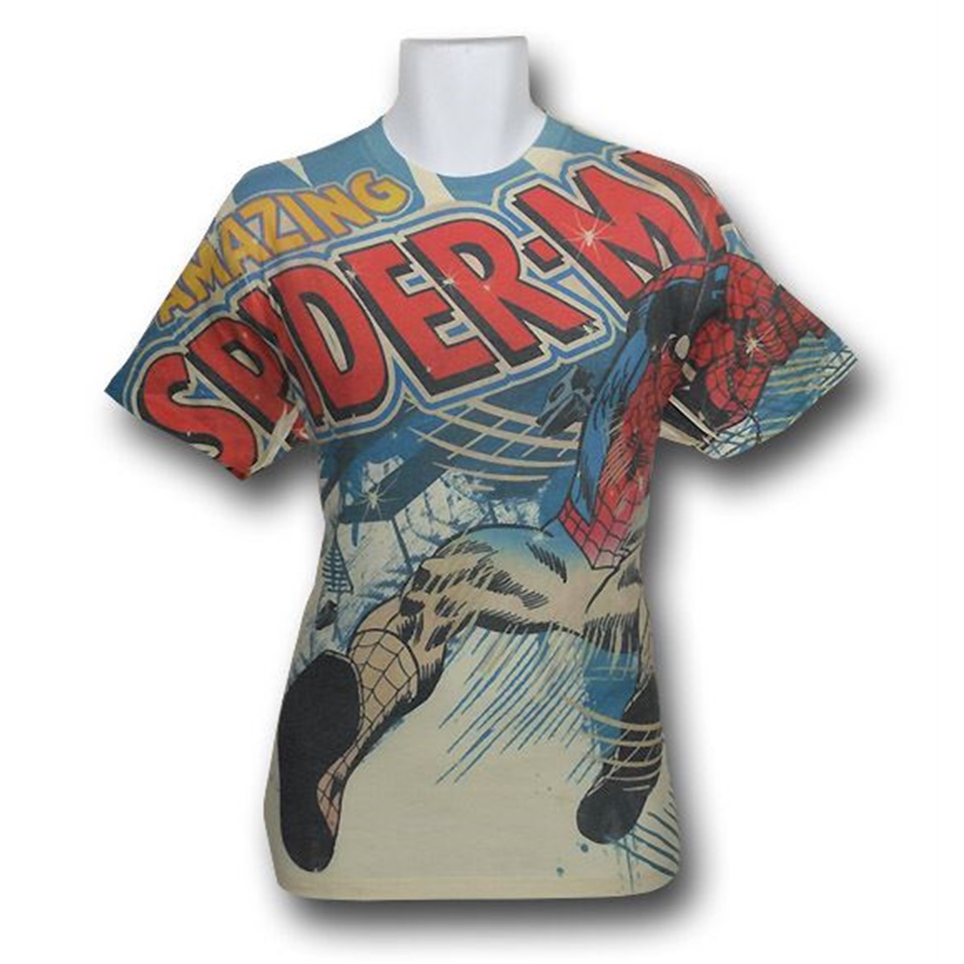 Spiderman Classic Swinging Sublimated T-Shirt