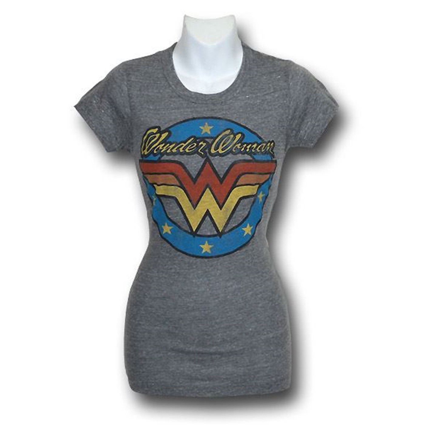 Wonder Woman Round Symbol Jr Junk Food T-Shirt