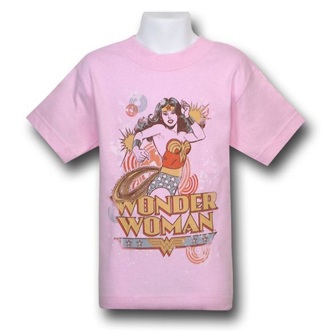 Wonder Woman Pink Bling Kids T-Shirt