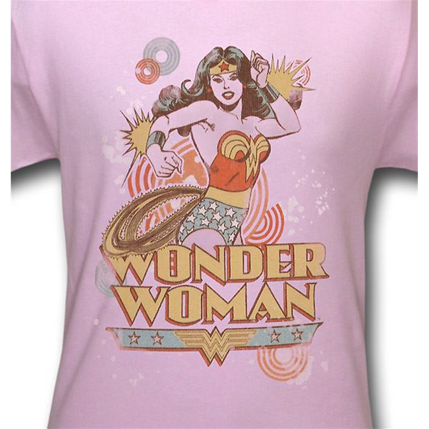 Wonder Woman Pink Bling Kids T-Shirt