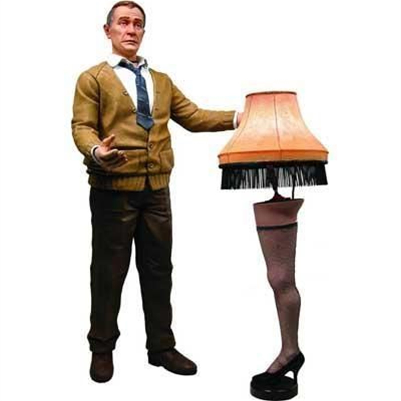 A Christmas Story Old Man with Leg Lamp Action Figure