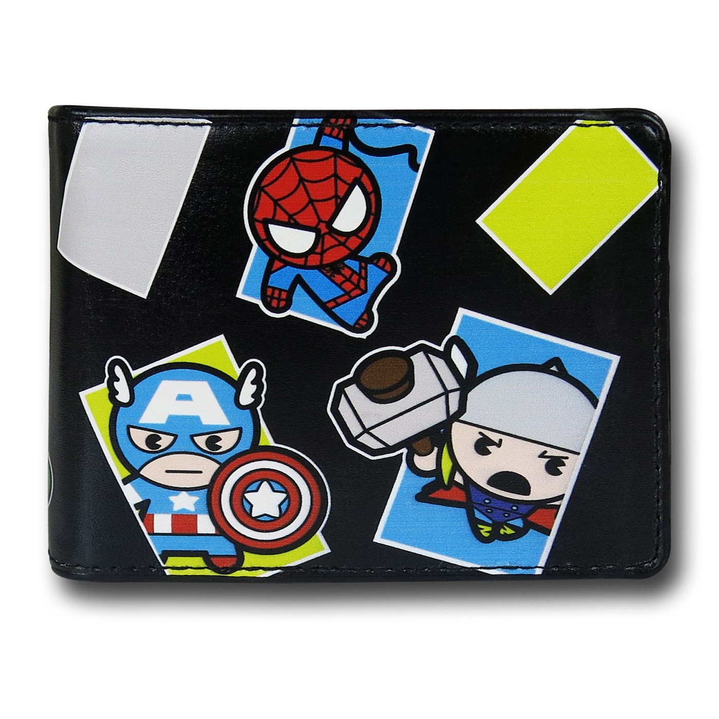 Avengers Kawaii Squares Bi-Fold Wallet