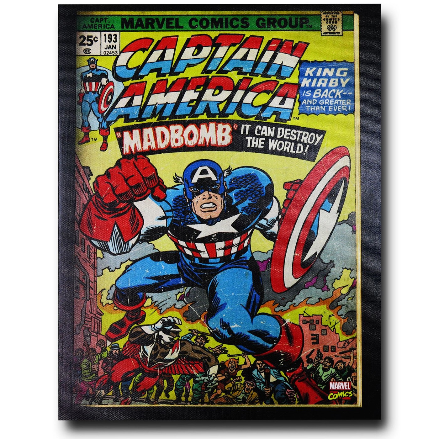 Captain America Madbomb Artwork Canvas