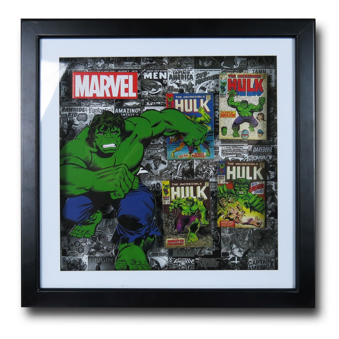 Hulk Artwork Shadow Box