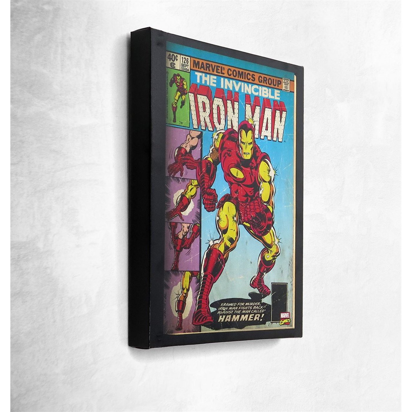 Iron Man Hammer Artwork Canvas