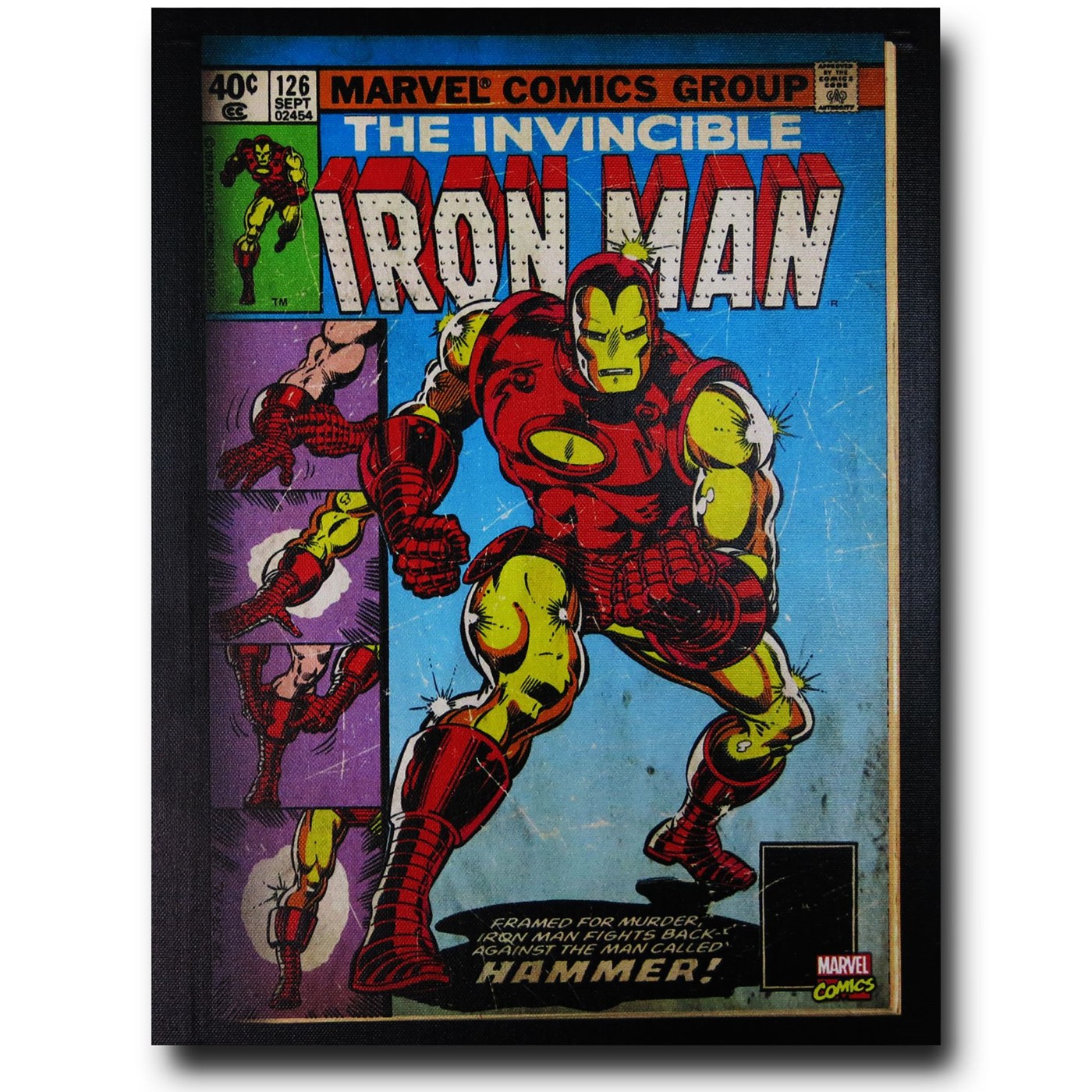 Iron Man Hammer Artwork Canvas