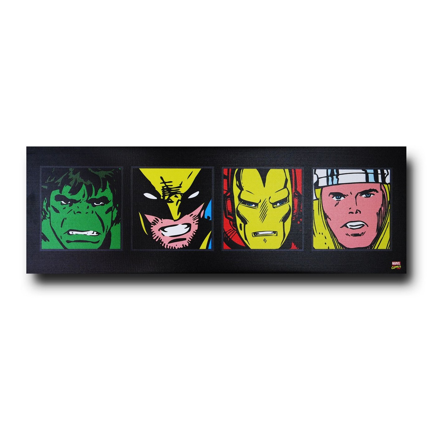 Marvel Face Blocks Artwork Canvas