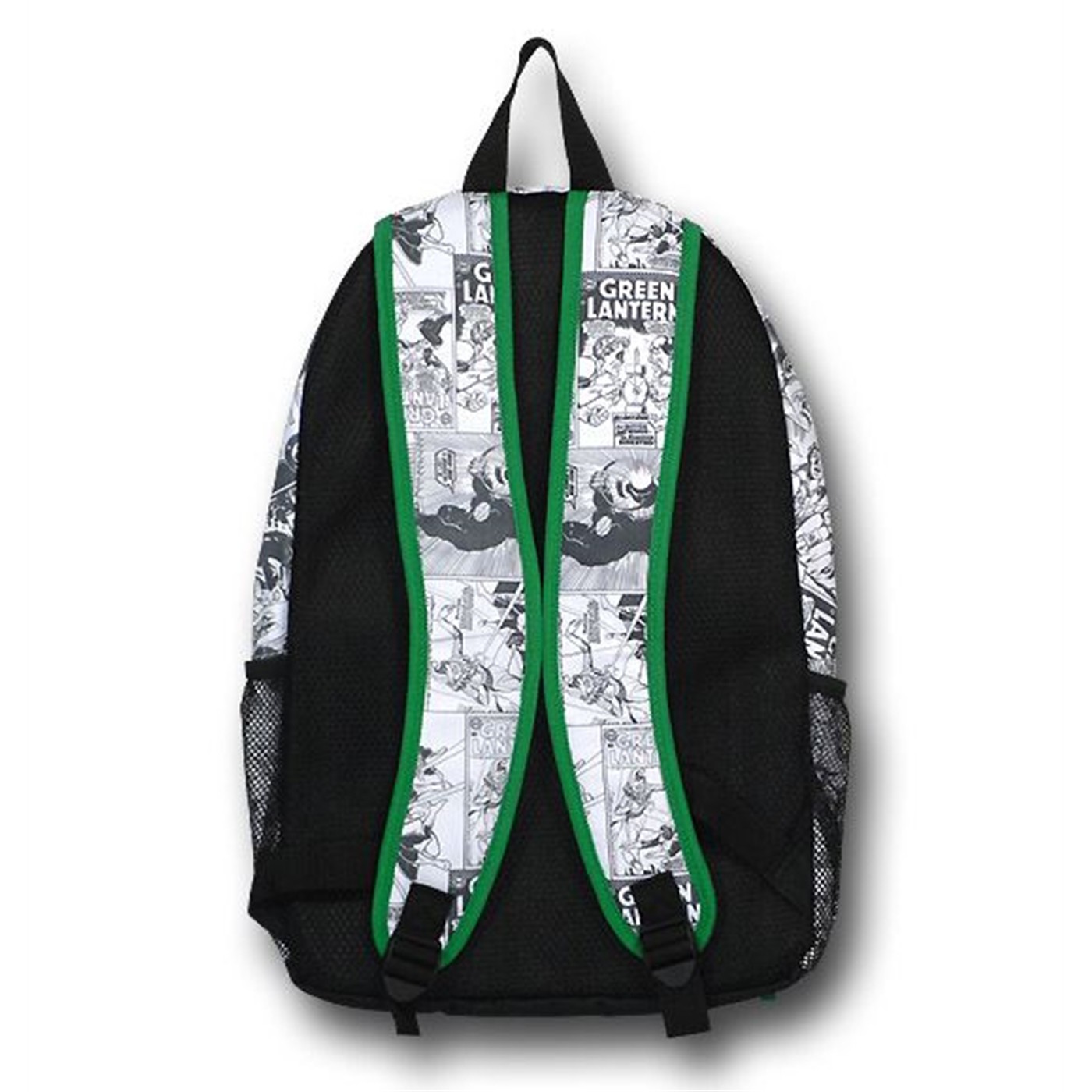 Green Lantern White Printed Backpack