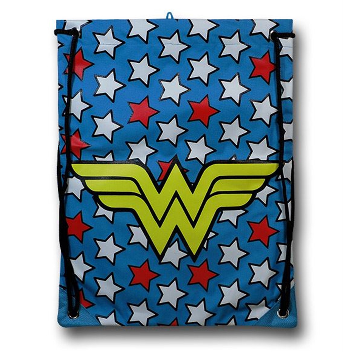 Wonder Woman Symbol Drawstring Cinch Bag