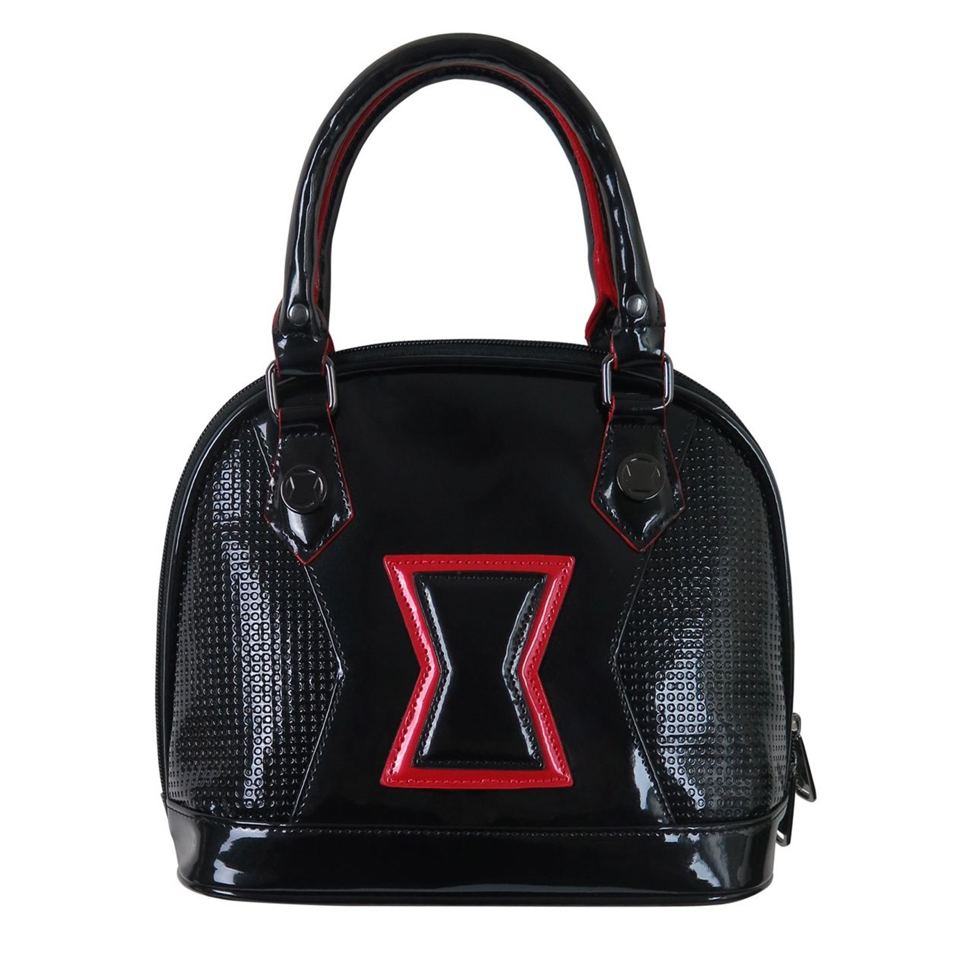 Black Widow Symbol Loungefly Patent Leather Handbag