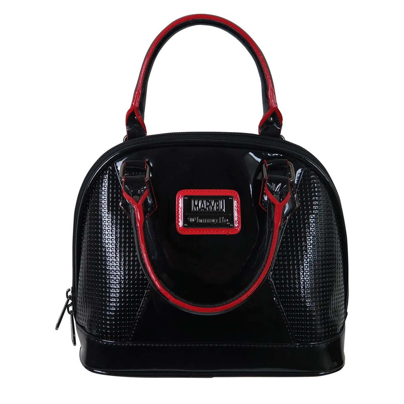 Black Widow Symbol Loungefly Patent Leather Handbag