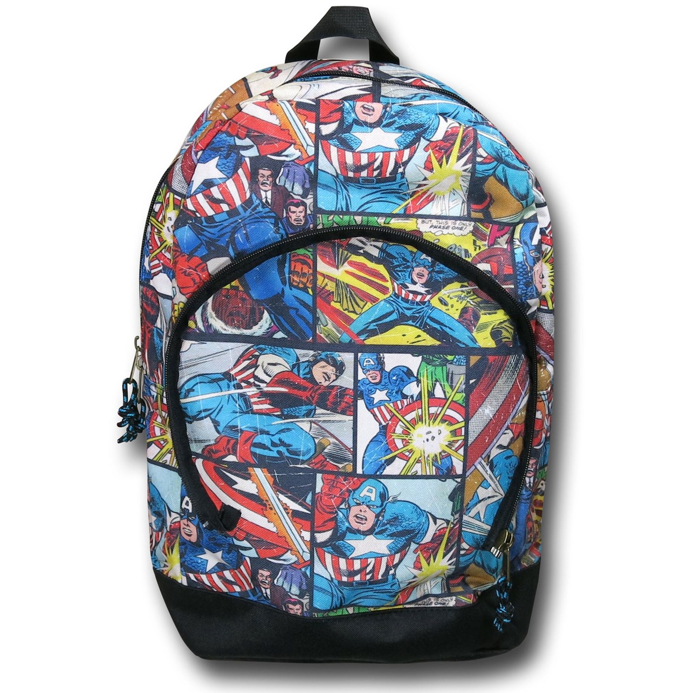 Captain America 3D Shield All-Over Print Backpack