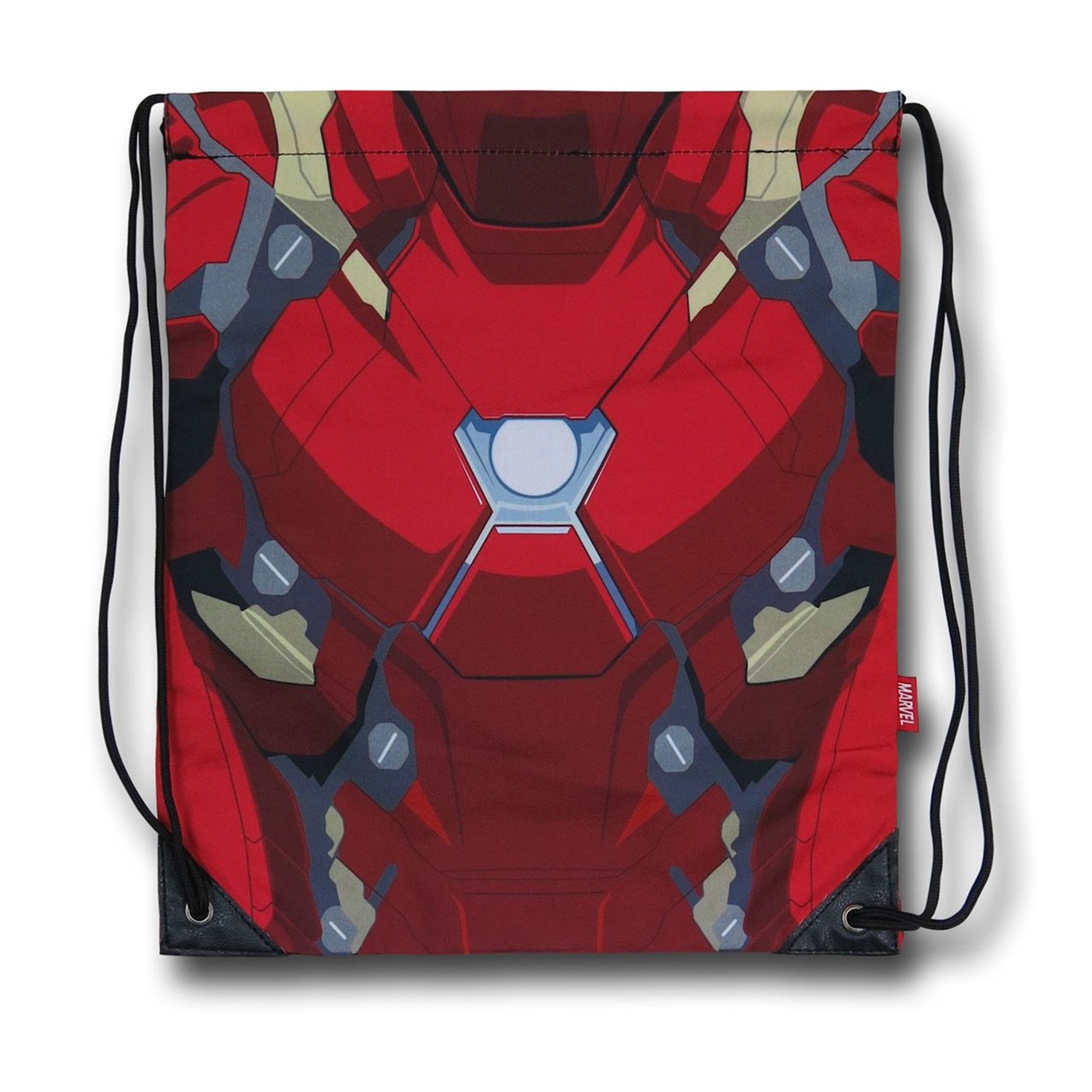 Iron Man Costume Drawstring Backpack