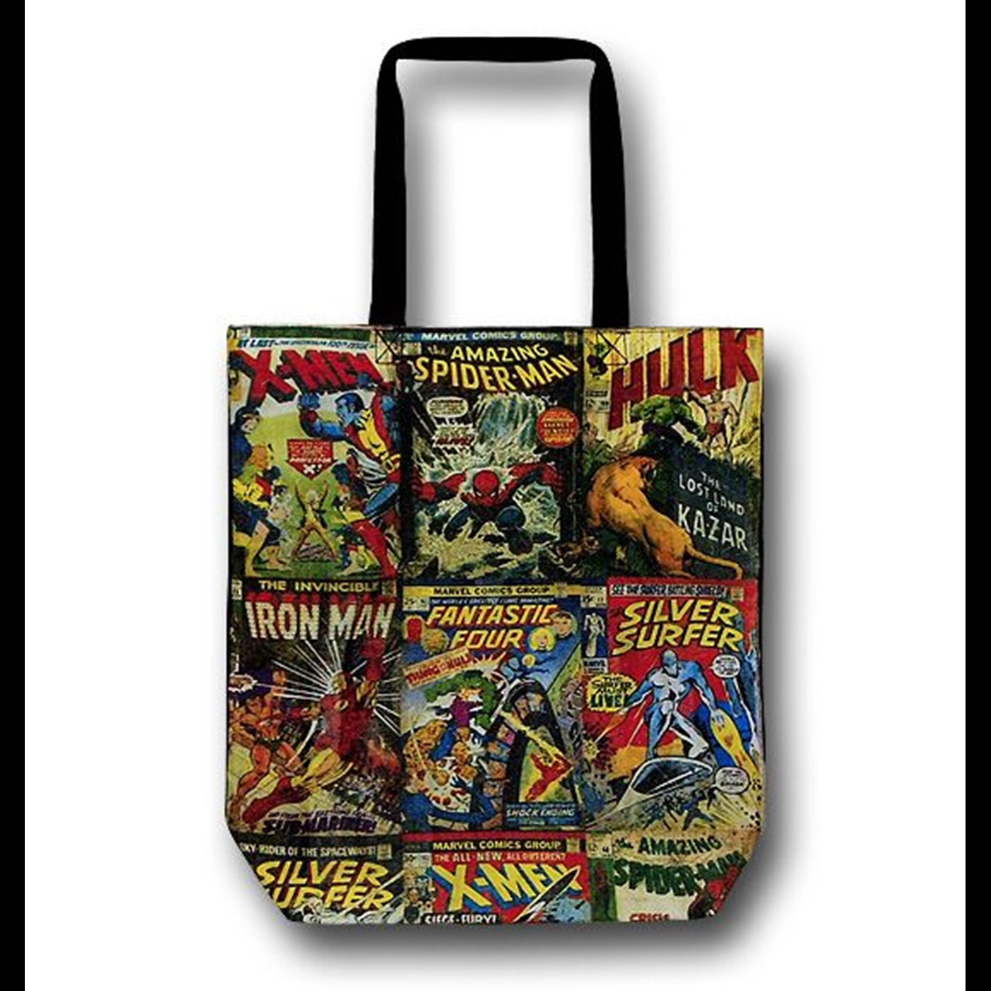 Marvel Comic Covers Tote Bag