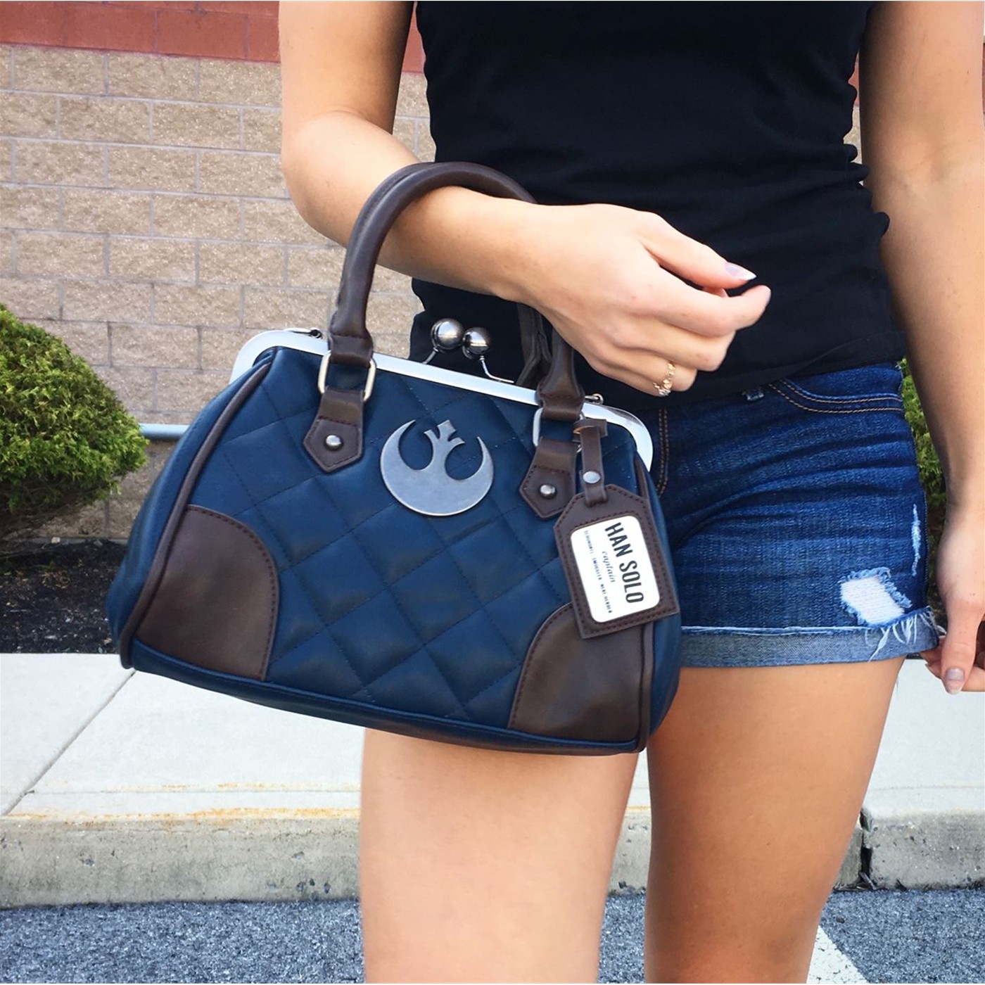 Star Wars Han Solo Hoth Suit Kiss Lock Handbag