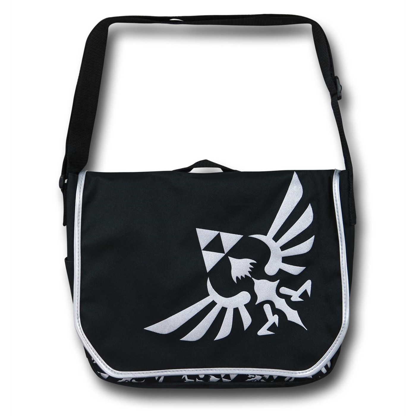 Zelda Black Messenger Bag
